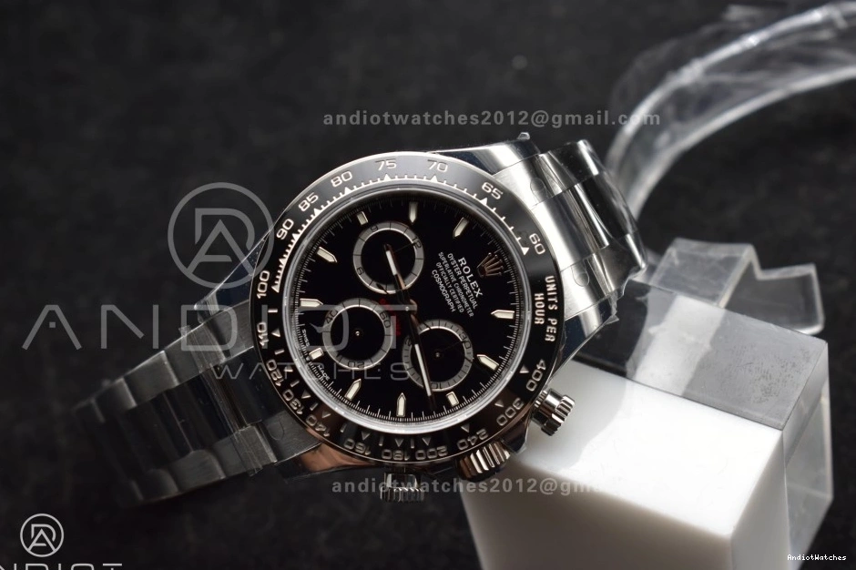 Steel 126500 Dial VSF Daytona Classic 780 Best Black 1:1 Bracelet Edition DD 904L SS on 0511